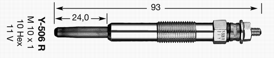 Bujie incandescenta NGK 6704